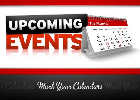 UPCOMING CALENDAR OF EVENTS